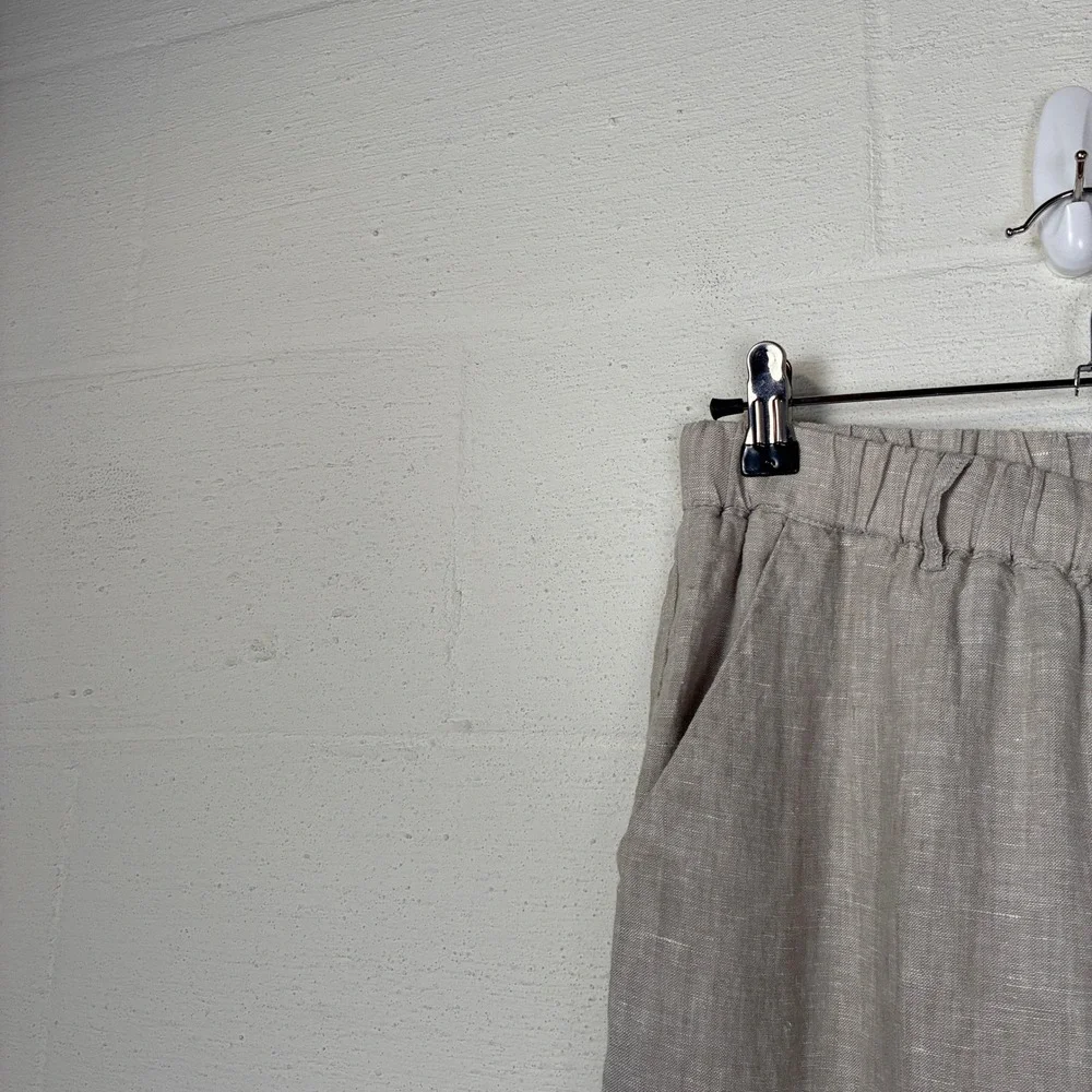 Quince Womens 100% European Linen Pants Size XS Flax Pull On